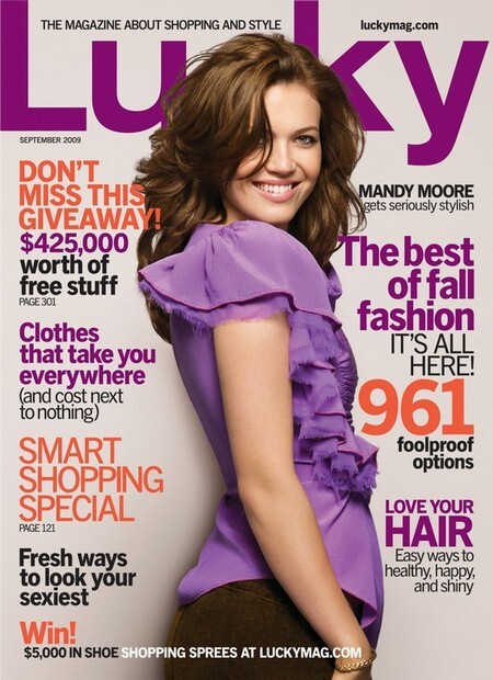 Мэнди Мур в журнале Lucky. Сентябрь 2009
