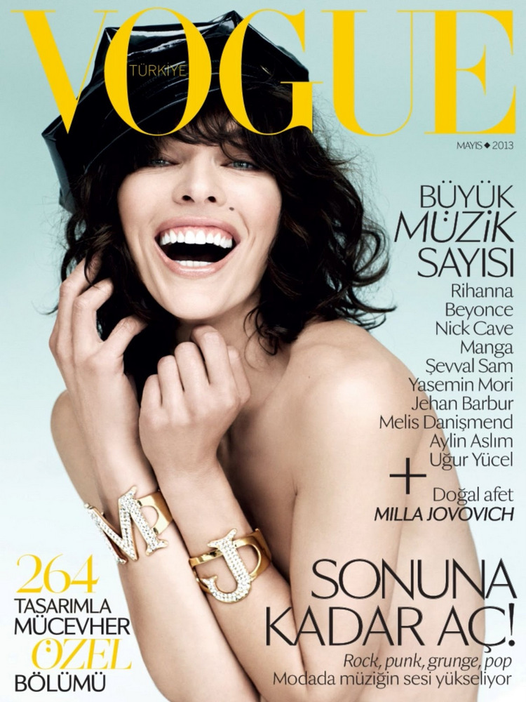 Милла Йовович в журнале Vogue Турция. Май 2013