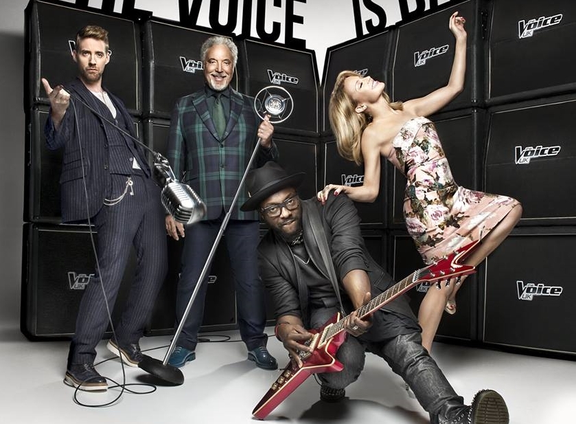 Кайли Миноуг в промо британского The Voice