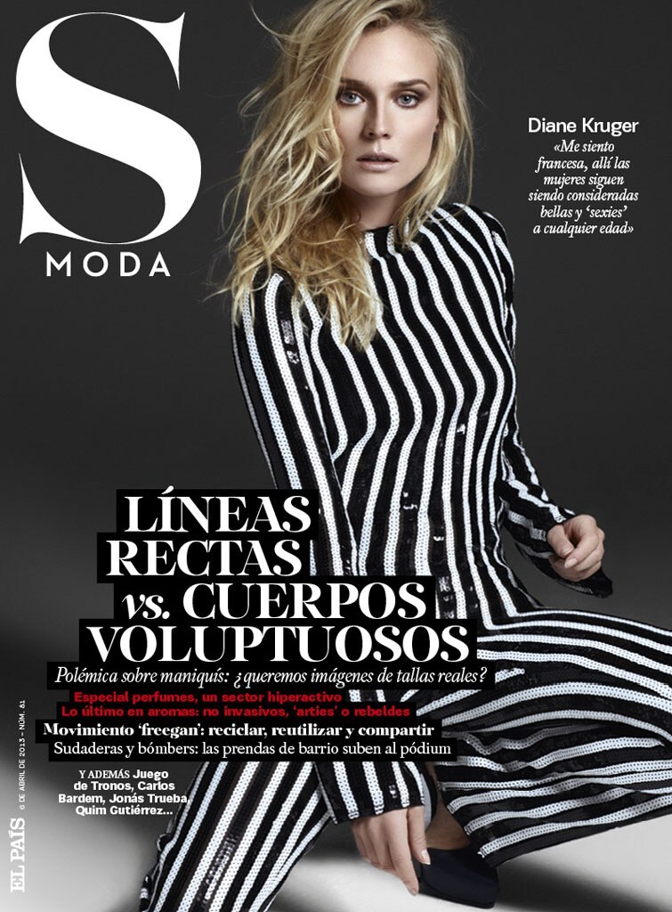 Диана Крюгер в журнале S Moda. Апрель 2013