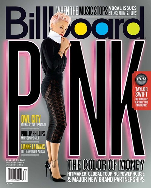 Пинк в журнале Billboard. Сентябрь 2012