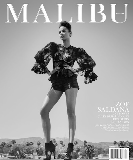 Зои Салдана в журнале Malibu. Сентябрь 2012