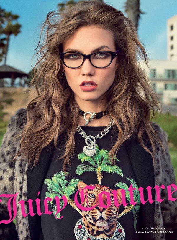 Карли Клосс в рекламной кампании Juicy Couture. Осень / зима 2012-2013