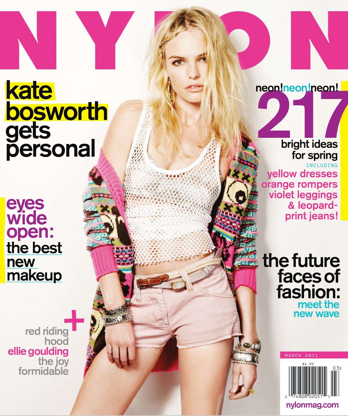 Кейт Босуорт в журнале Nylon. Март 2011