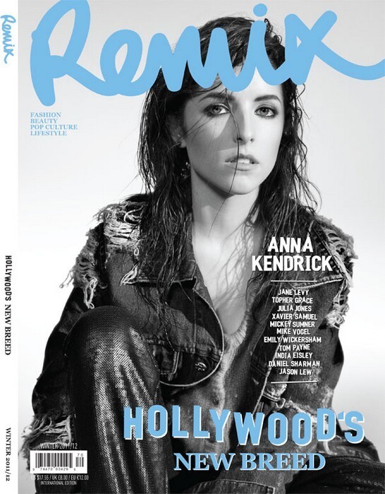 Анна Кендрик в зимнем выпуске журнала Remix и в журнале InStyle. Таиланд. Январь 2012