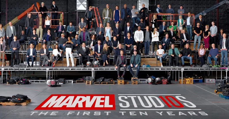 Видео: десятки звезд Marvel собрались для съемок юбилейного фото