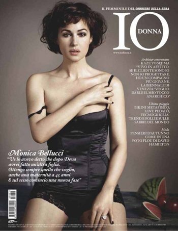 Моника Беллуччи в Io Donna Magazine. Италия. Август 2010