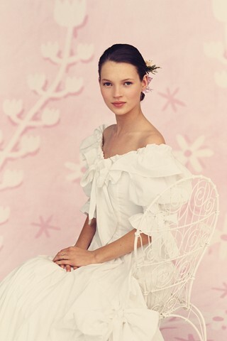 17-летняя Кейт Мосс в журнале Brides. Июль-Август 2011