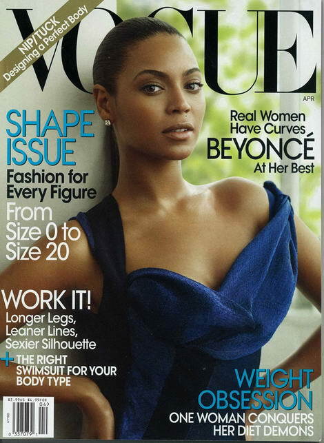 Бейонсе Ноулз в журнале Vogue. Апрель 2009