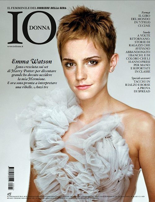 Эмма Уотсон в журнале IO Donna.