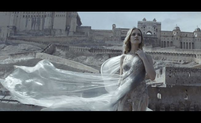 Наталья Водянова в рекламе парфюма La Legende de Shalimar