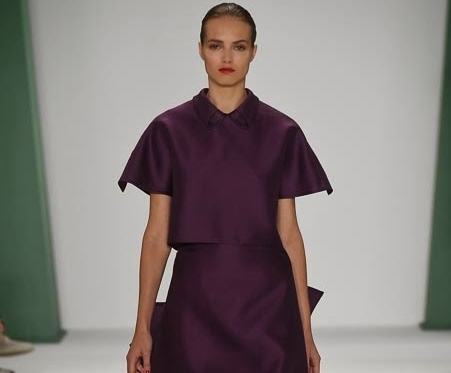 Модный показ новой коллекции Carolina Herrera. Весна / лето 2015