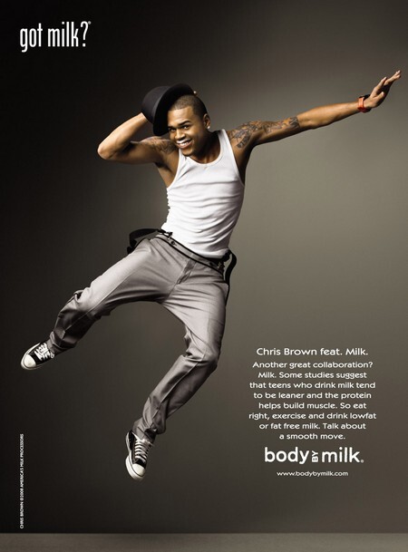 Крис Браун в рекламе Got milk?