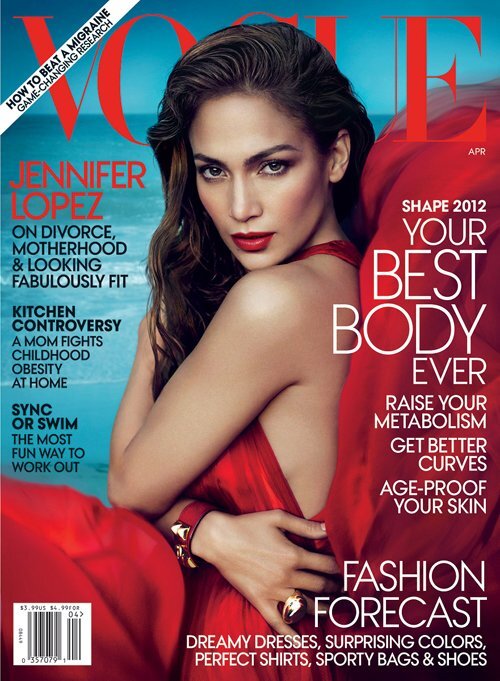 Дженнифер Лопес в журнале Vogue. Апрель 2012