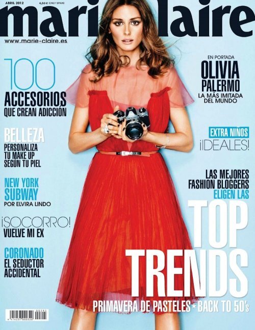 Оливия Палермо в журнале Marie Claire Испания. Апрель 2012