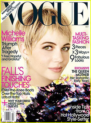 Мишель Уильямс в журнале Vogue. Октябрь 2009