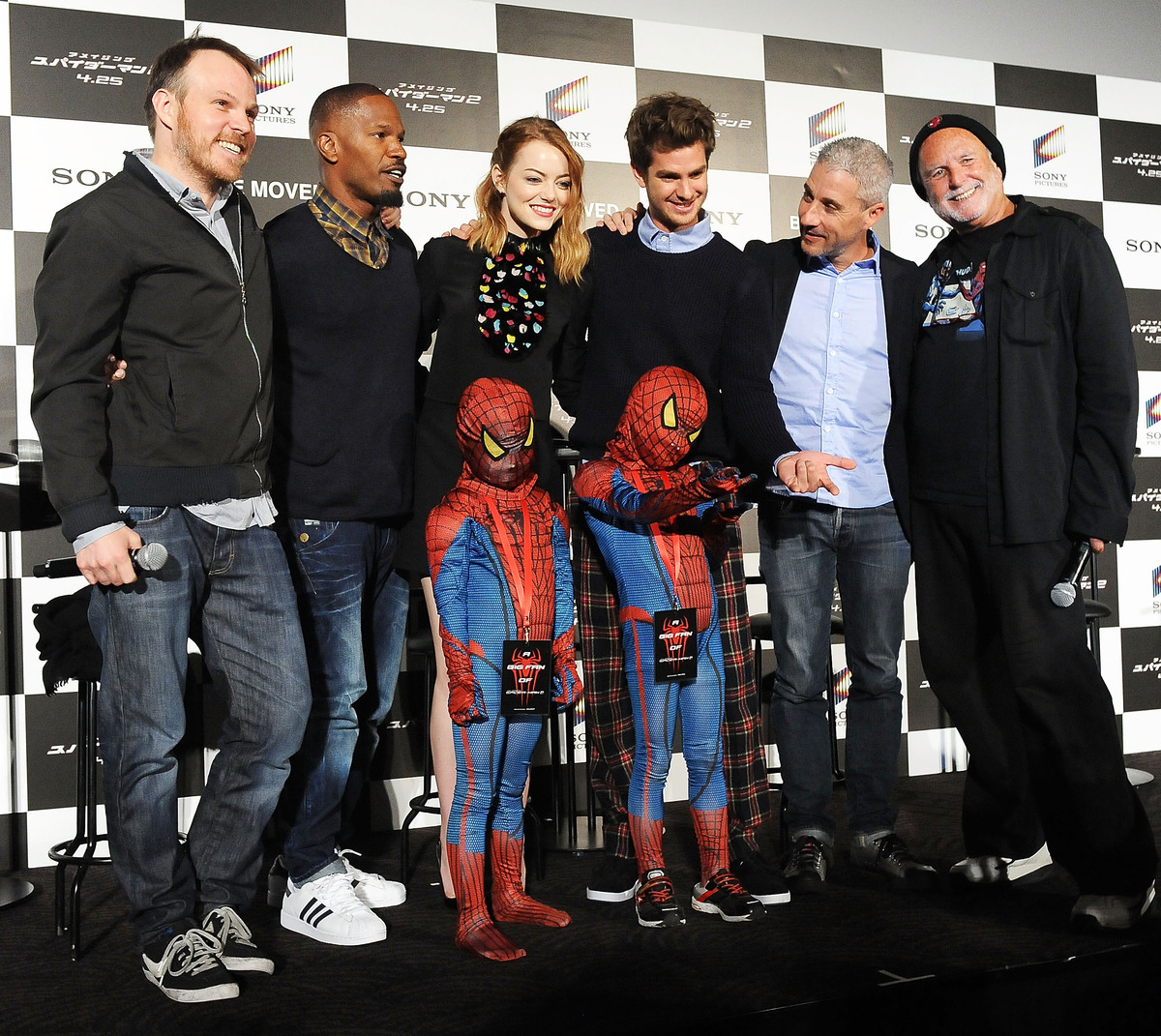 Пресс-конференция фильма "Новый Человек-паук. Высокое напряжение" в Токио