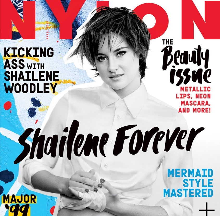 Шейлин Вудли в журнале Nylon. Апрель 2015