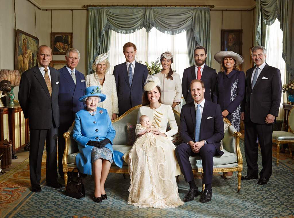 Официальные фото с крестин принца Георга