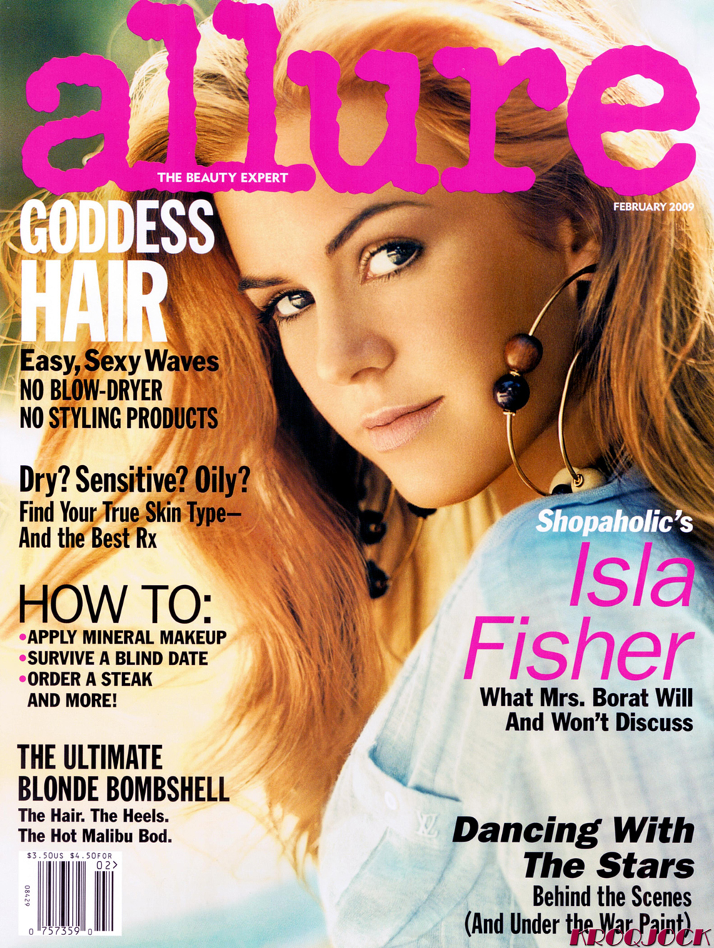 Айла Фишер в журнале Allure. Февраль 2009