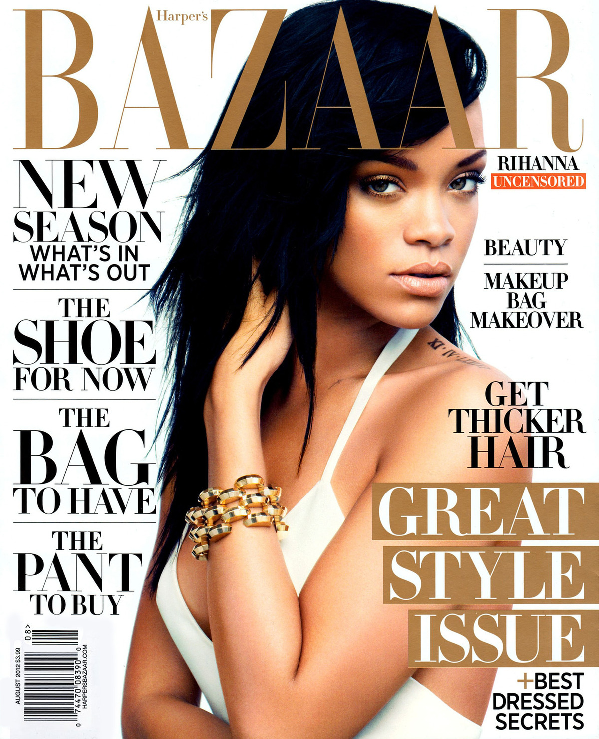 Рианна в журнале Harper&#39;s Bazaar. Август 2012