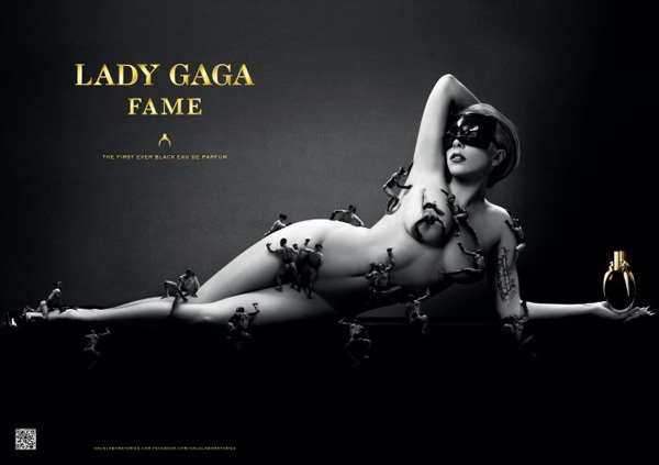 Первый взгляд на реклманую кампанию аромата Lady Gaga "Fame"