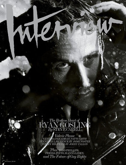 Райан Гослинг снялся для журнала «Interview»