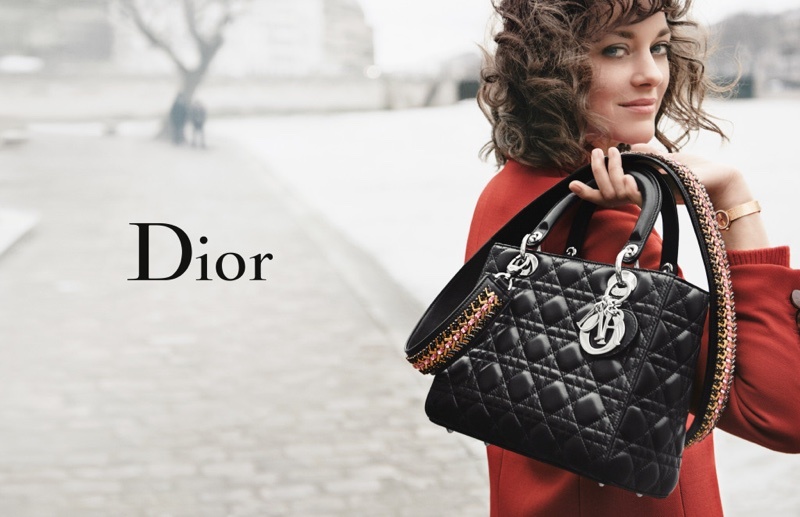 Марион Котийяр снялась в новой рекламной кампании сумок Lady Dior