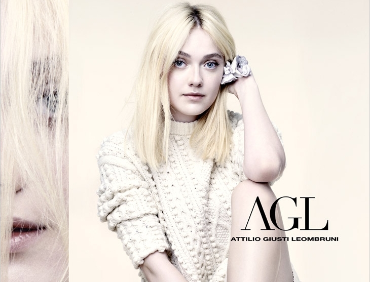 Первый взгляд: Дакота Фаннинг в рекламной кампании AGL. Весна / лето 2014
