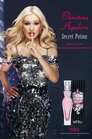 Видео со съемок рекламного ролика парфюма Кристины Агилеры Secret Potion