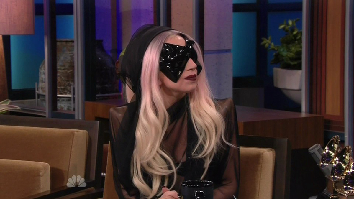 Lady GaGa на шоу Джея Лено