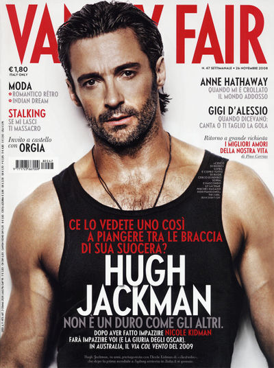 Хью Джекман в журнале Vanity Fair. Италия. Ноябрь 2008