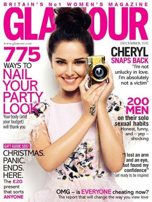 Шерил Коул в журнале Glamour Великобритания. Декабрь 2012