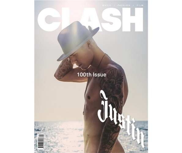 Джастин Бибер разделся для юбилейной обложки журнала Clash