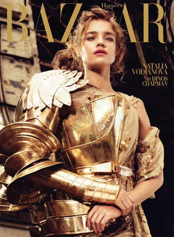 Наталья Водянова для журнала Harper’s Bazaar UK. Декабрь 2010