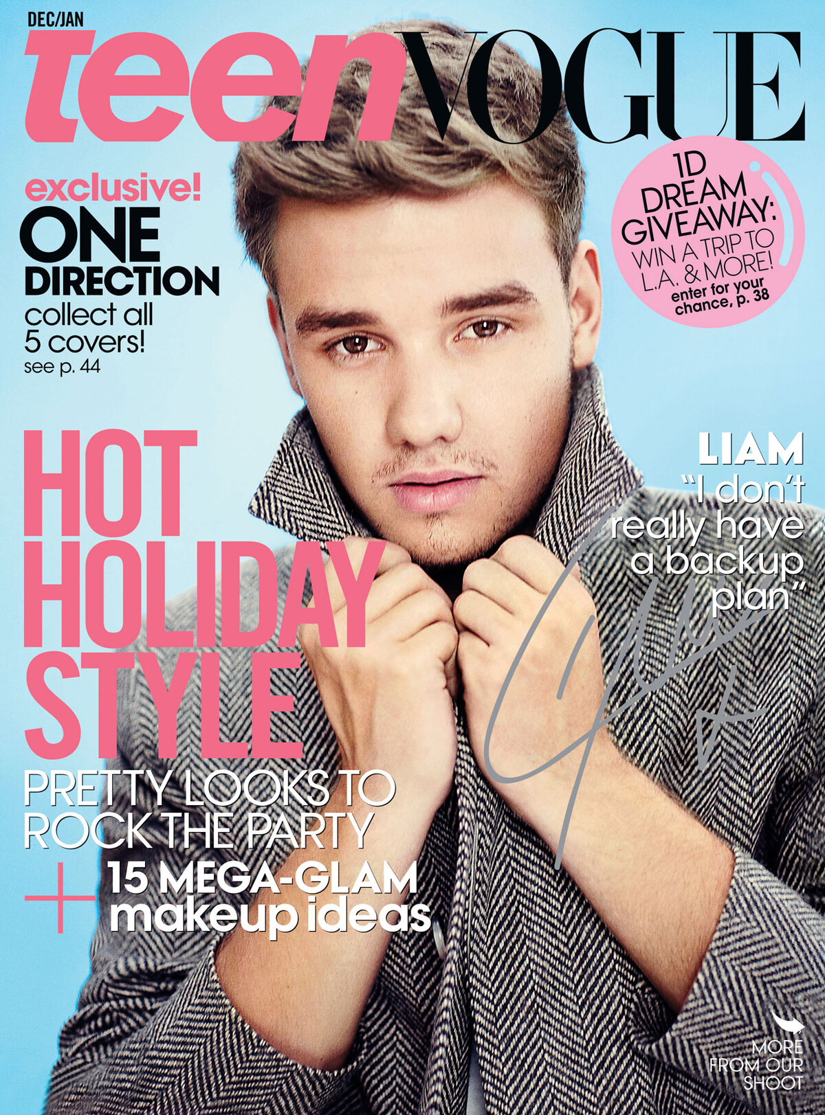 One Direction в журнале Teen Vogue. Декабрь 2012