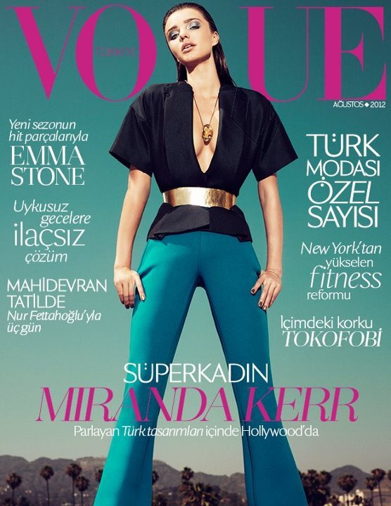 Миранда Керр в журнале Vogue Турция. Август 2012