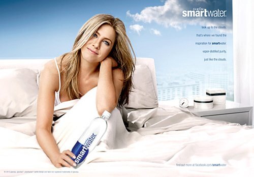 Дженнифер Энистон в рекламе Smartwater
