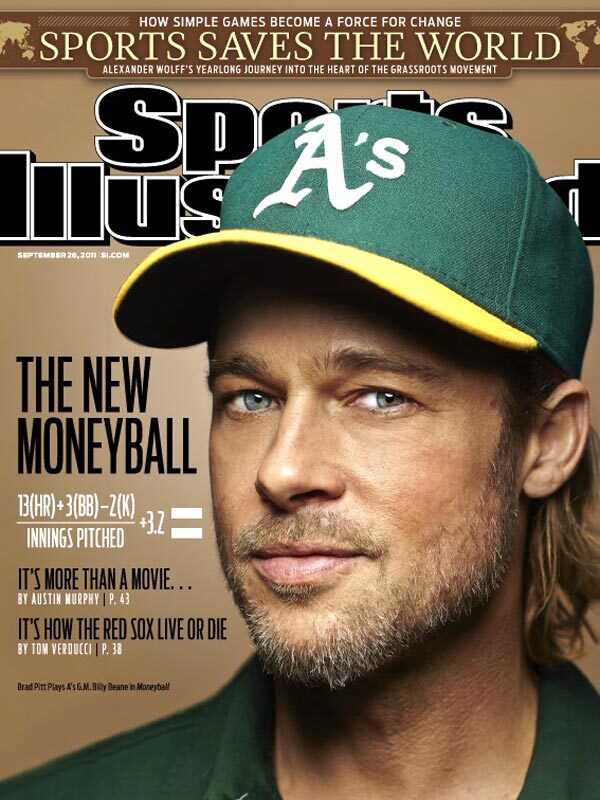 Брэд Питт на обложке журнала Sports Illustrated