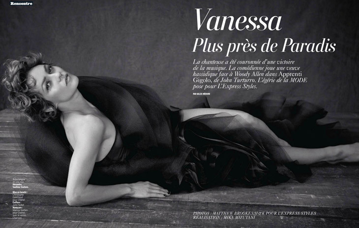 Ванесса Паради в журнале L&#39;Express Styles. Март2014