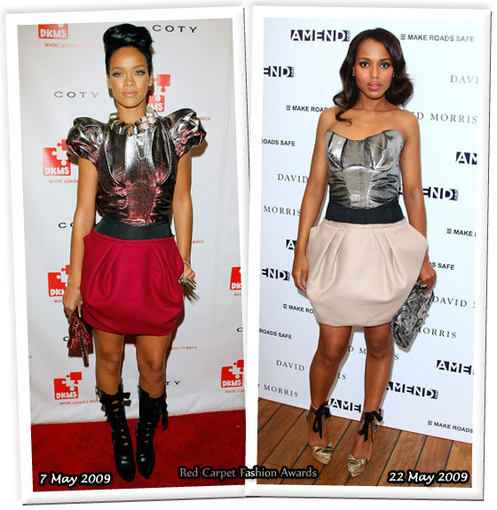Fashion battle: Рианна и Керри Вашингтон