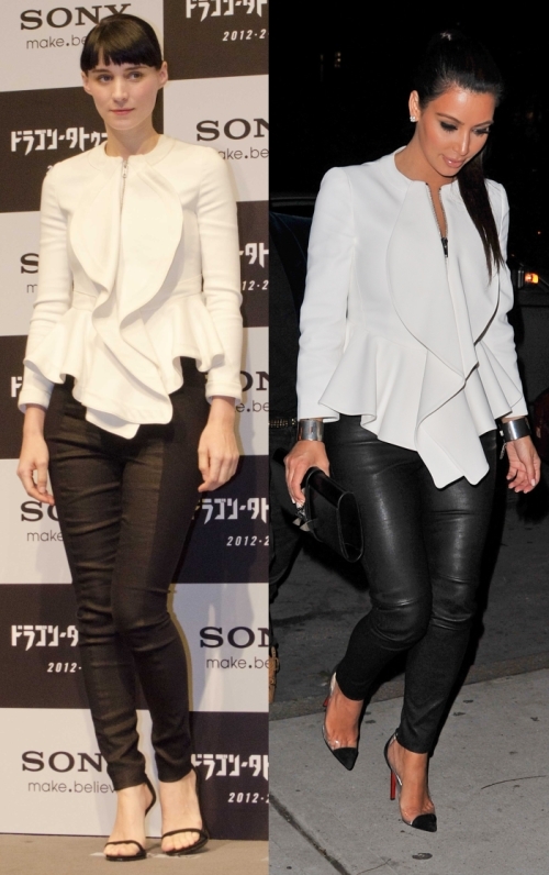 Fashion battle: Руни Мара и Ким Кардашиан