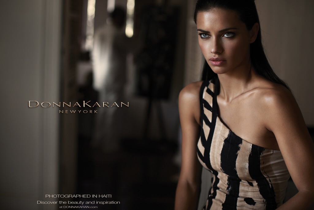 Адриана Лима в рекламной кампании Donna Karan. Весна 2012