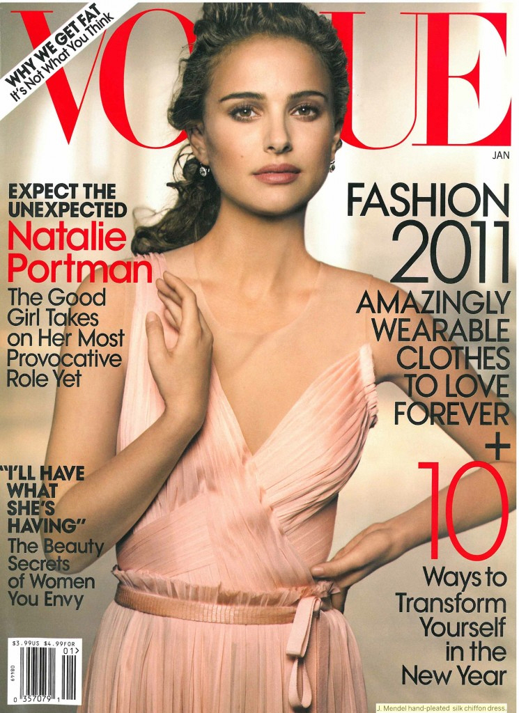 Натали Портман в журнале Vogue. Январь 2011