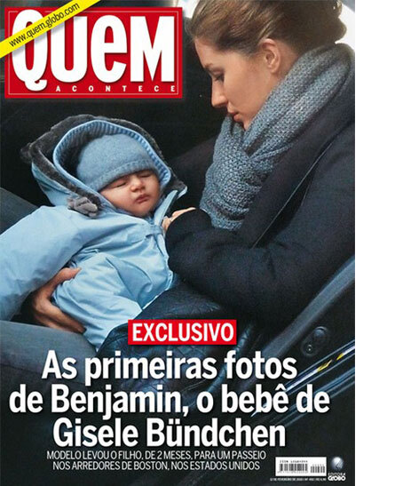 Первое фото новорожденного сына Жизель Бундхен