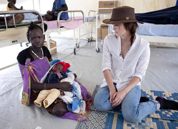Кира Найтли побывала в Южном Судане