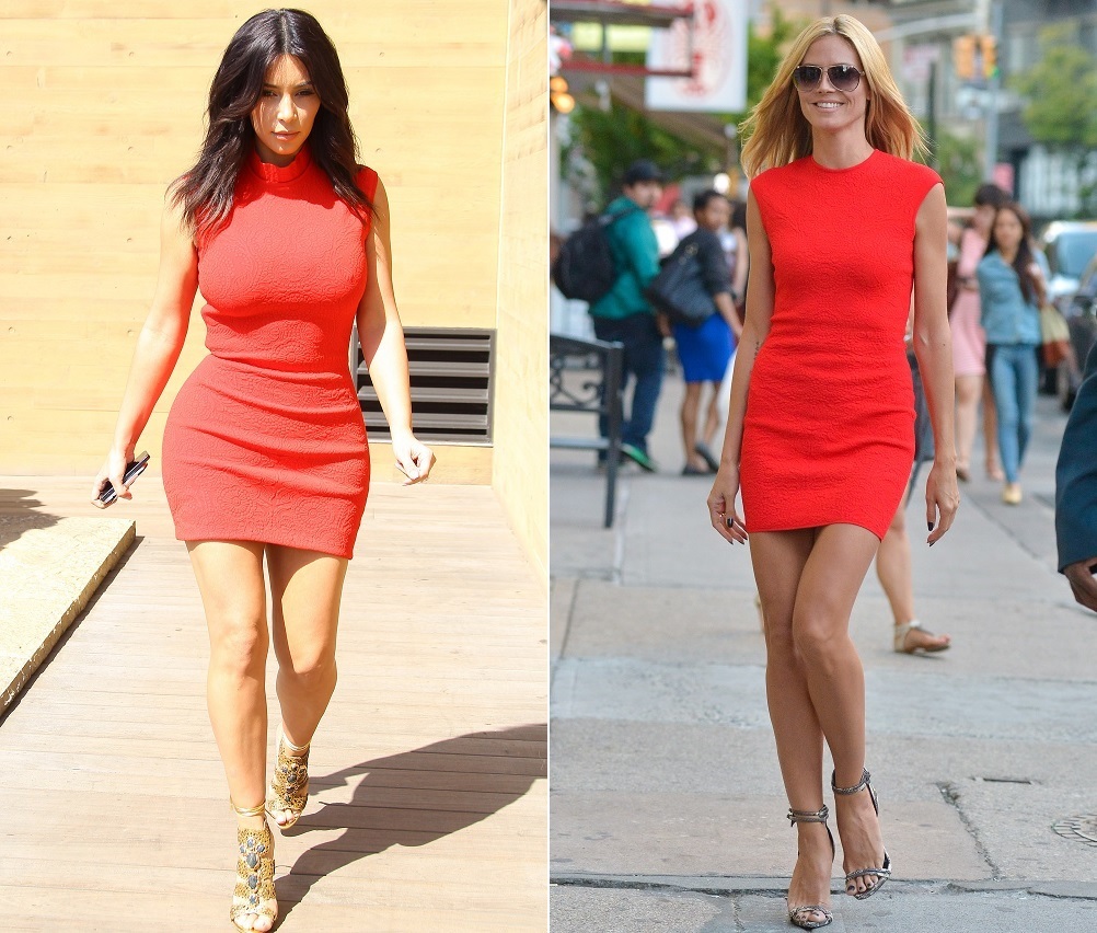 Fashion battle: Ким Кардашян и Хайди Клум