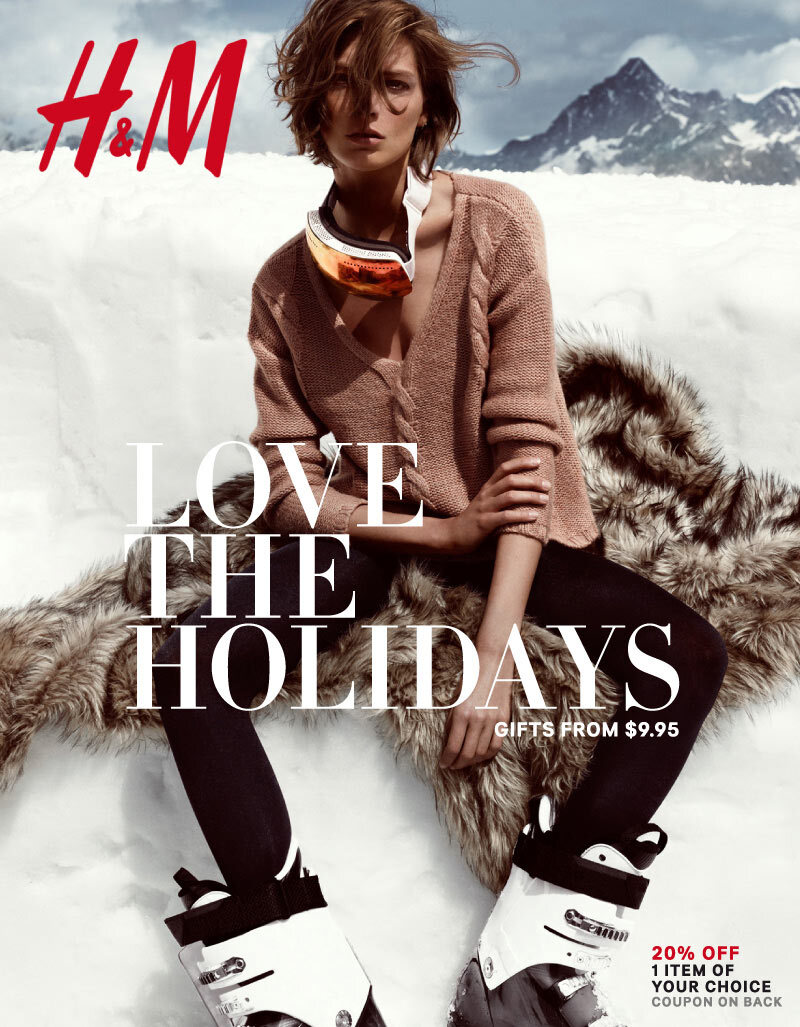 Реламная кампания  H&M Love the Holidays. Зима 2012
