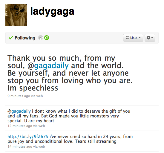 Happy birthday Lady GaGa!