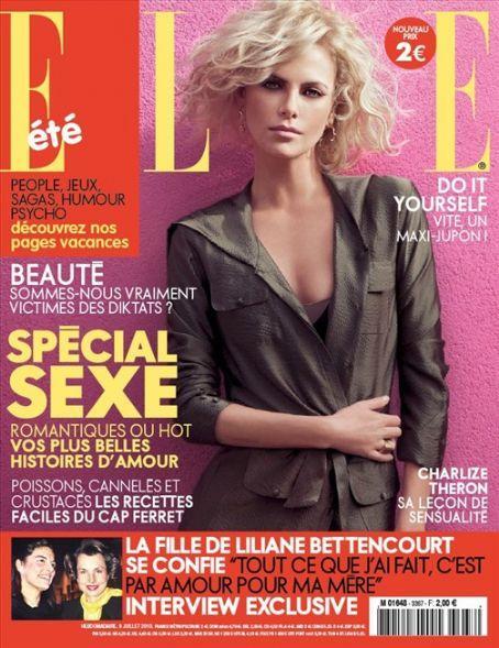 Шарлиз Терон в журнале Elle Франция. Июль 2010